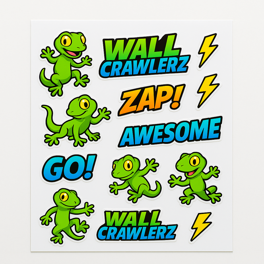 WallCrawlerz Sticker Pack